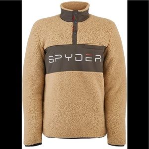 Spyder Active Sports Men's Vista Snap Neck Pullover Sweatshirt Size M